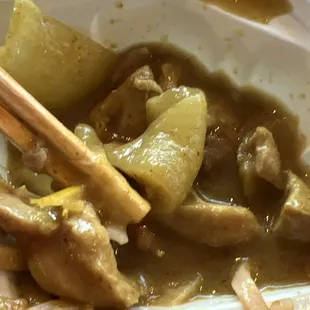 "Thai Curry" that's definitely not "Thai Curry" more like a Japanese Curry/Stew