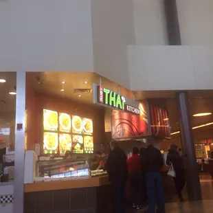 Front of store. Food court