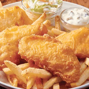 fish and chips, fish, food, seafood