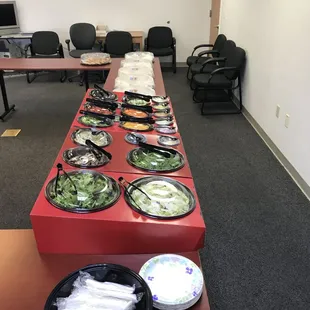 Salad Bar and Sandwiches at King Windward Nissan