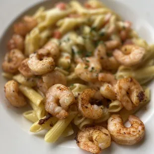 Shrimp pasta