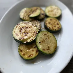Side of zucchini