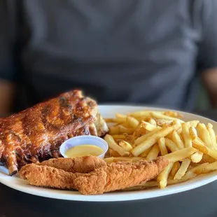 a plate of food