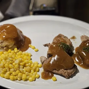 a plate of food