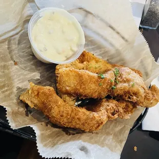 Fried Swaii Fish &amp; Tangy Tartar Sauce