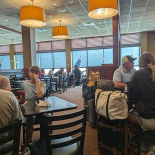 Seating area to the right