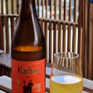 Adorable parklet and a crisp, yeasty cider