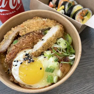Curry Katsu Bowl Single Set Combo