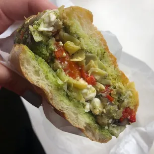 Eggplant and Artichoke Panini!