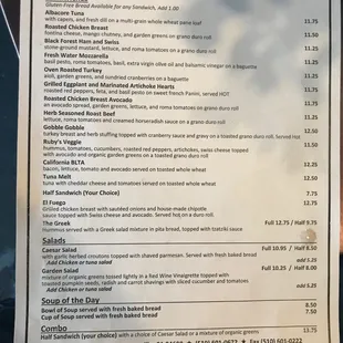 Menu #1