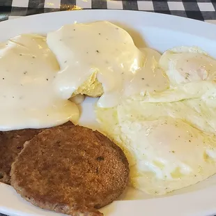Ruby&apos;s is winning the breakfast wars in town. Eggs perfect and legit country sausage.