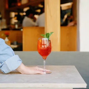 RIVIERA SPRITZ
st germain elderflower, aperitivo select,
prosecco, sparkling water, mint