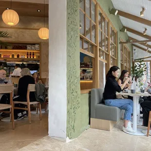 Covered indoor patio