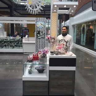 Pictured in the white is the manager Ali D. nice guy and will recommend a dessert if you are not sure what to get