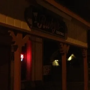 Front at night-time.