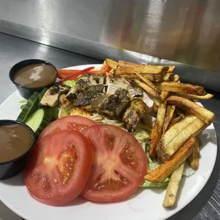 Grilled chicken salad