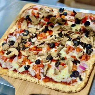 Our flatbreads have been flying out the door. Come in for the supreme queen or test out any of our other flatbreads on the menu.