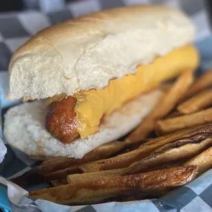 Delicious Hot Sausage Hoagie. Every Thursday night w/ DJ Trivia