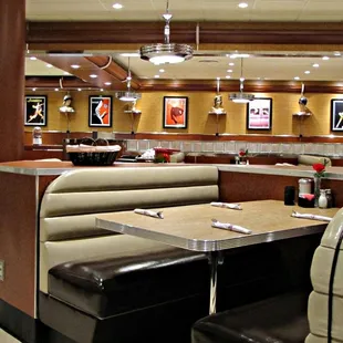 the interior of a restaurant