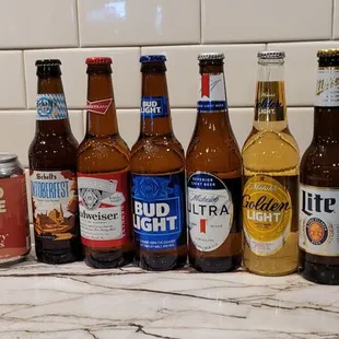 a selection of beers