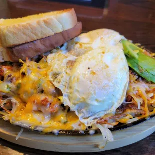 Bacon and chorizo skillet