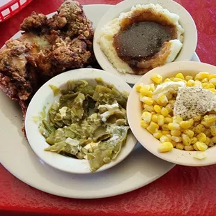 My great lunch, with great service and a great banana pudding!