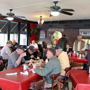 diners eating