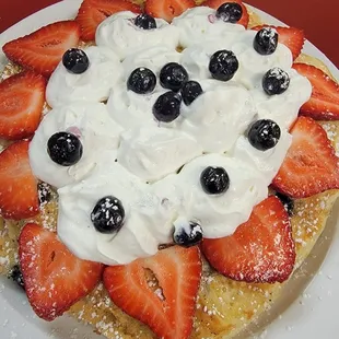 Strawberry Blueberry Pancakes