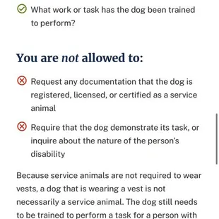 Legal information regarding a situation they put a disabled individual through.