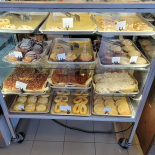 a variety of pastries