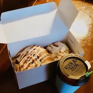 Cinnamon Rolls &amp; French Vanilla Latte
