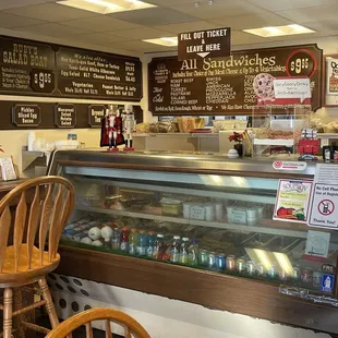 a view of the counter