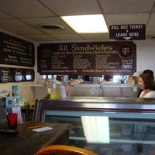 sushi and sashimi, interior