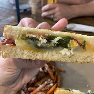 Poppin grilled cheese