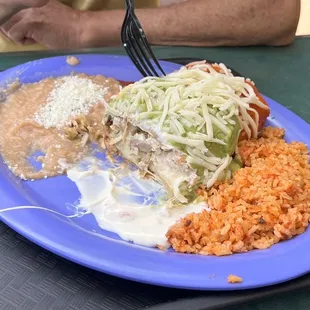 Chimichanga Plate