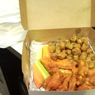 a box of fried food