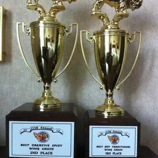 2012 National Buffalo Wing Festival! Shanghaii - Best Creative Spicy Sauce! Russy Hot - Best Hot Sauce!