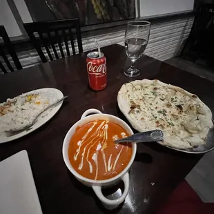 Chicken Tikka Moshol-la and Garlic Naan