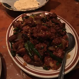 Chilly chicken spicy