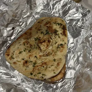 Garlic Naan - frozen ones from the Indian Grocery Store
