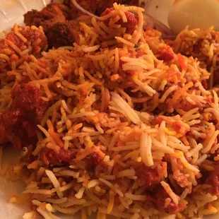 Chicken 65 biriyani