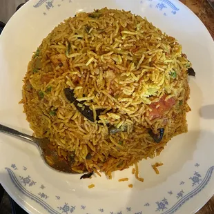 1. Vegetable Briyani (Biryani)