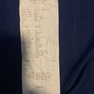 Ruchi receipt