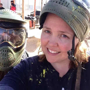 Taking a breather after a rough game