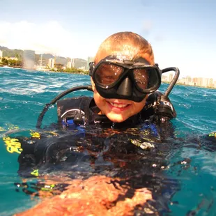 At all ages, young and old love diving with, Ruckus Sportfishing and Diving.