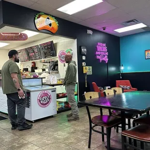 Seating dining near counter!  Owner is so NICE!!