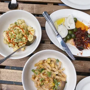Lumache, Garganello, and Vegetable Antipasti