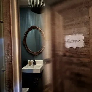 Best seat in the house! The bathroom!