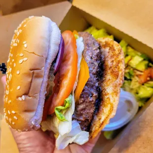 Stacked Cheeseburger