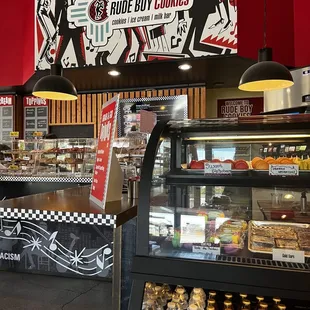 the inside of a store